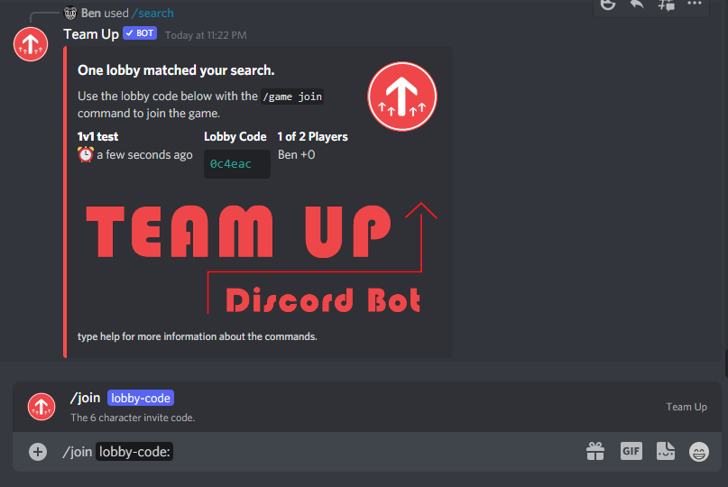 text channel image